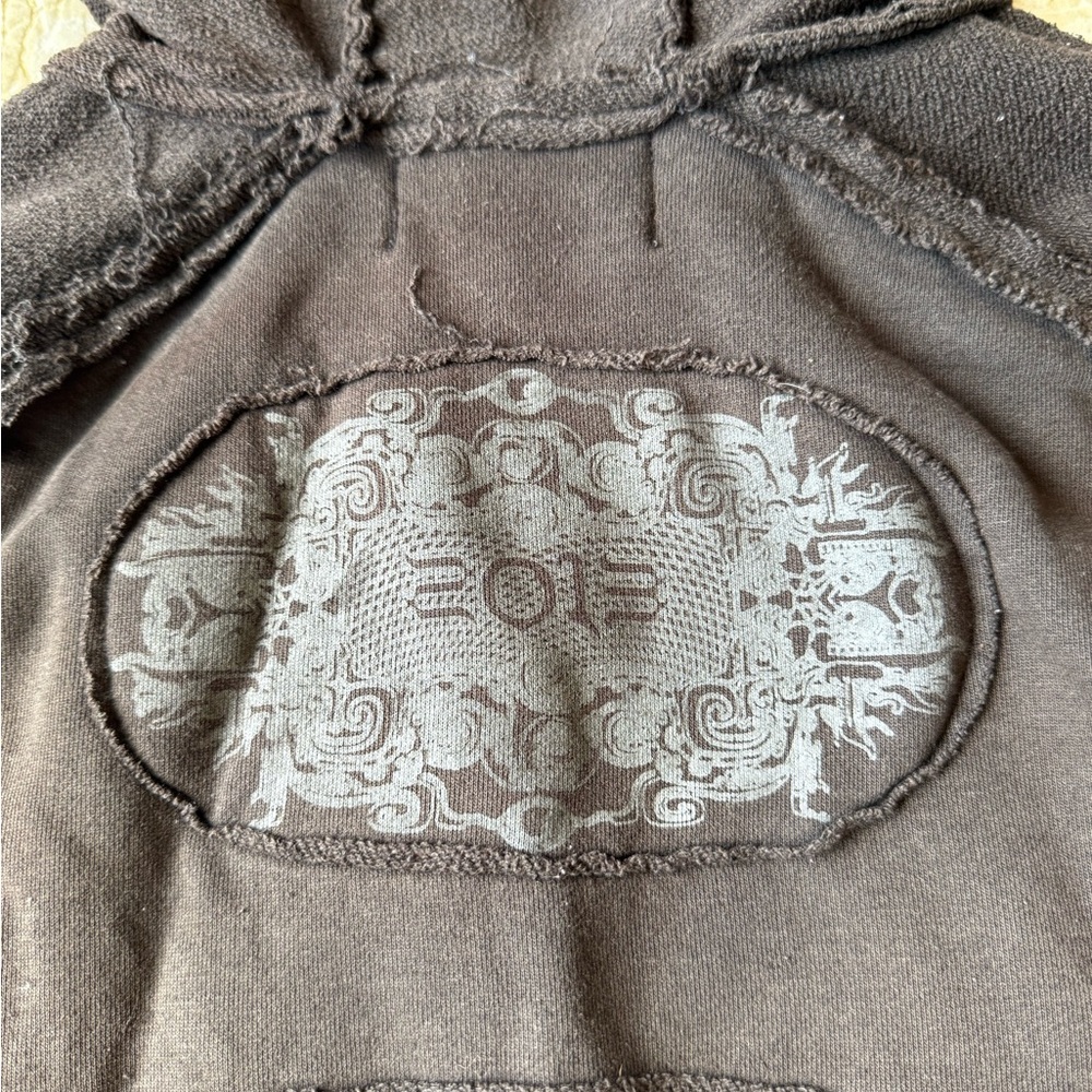 Men’s 2013 AD Black Burningman Hooded Jacket - Picture 4 of 6